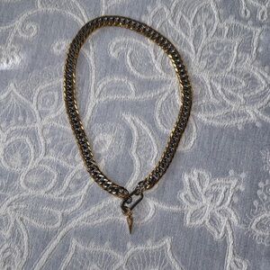 NWOT Aritzian Joyria Gold and silver Chain Necklace with spike charm
